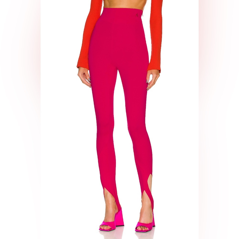 The Attico Jamie Stirrup Pant in Fuchsia